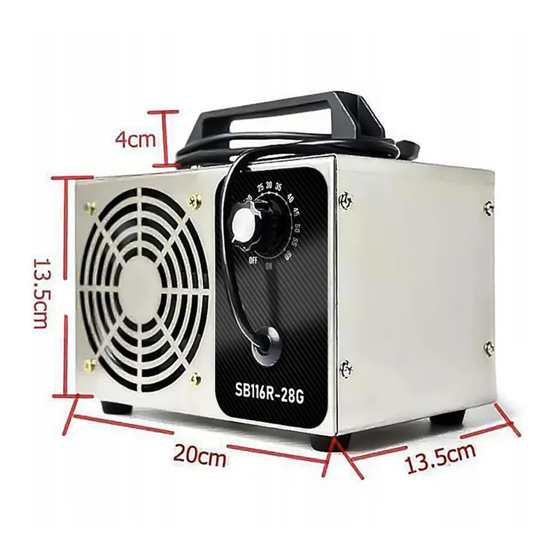 Ozónový generátor vzduchu 28 g/h s časovačom