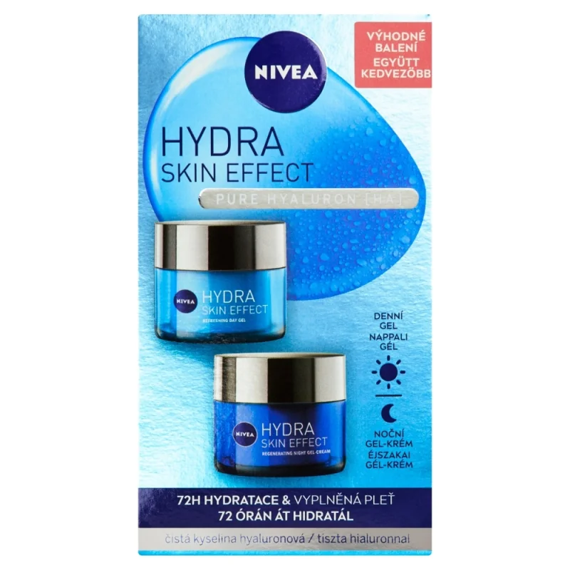 Hydra Skin Effect Hydratačný denný gél a nočný gél-krém 2 x 50 ml
