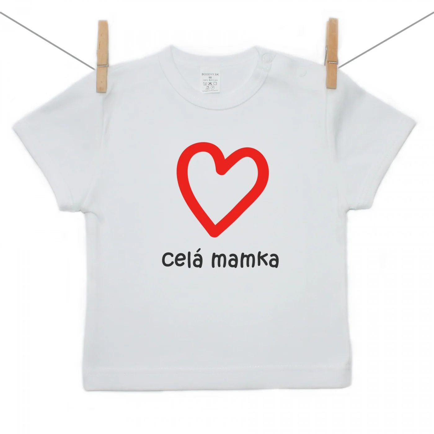 Boodyy Tričko s krátkym rukávom Celá mamka Veľkosť: 98