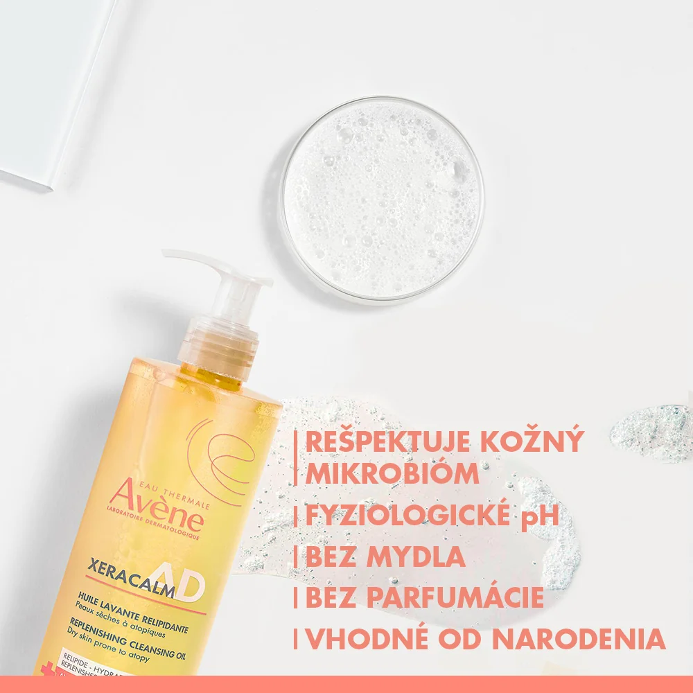 Avène XeraCalm A.D Relipidačný umývací olej 400 ml