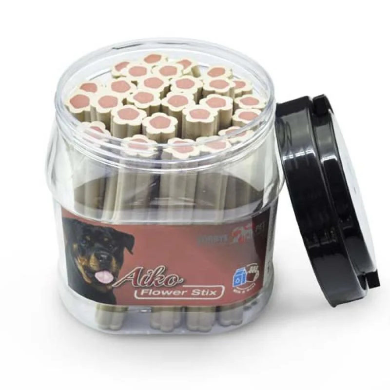 COBBYS PET AIKO Flower Stix 12cm Mlieko+Hovädzina 1ks 