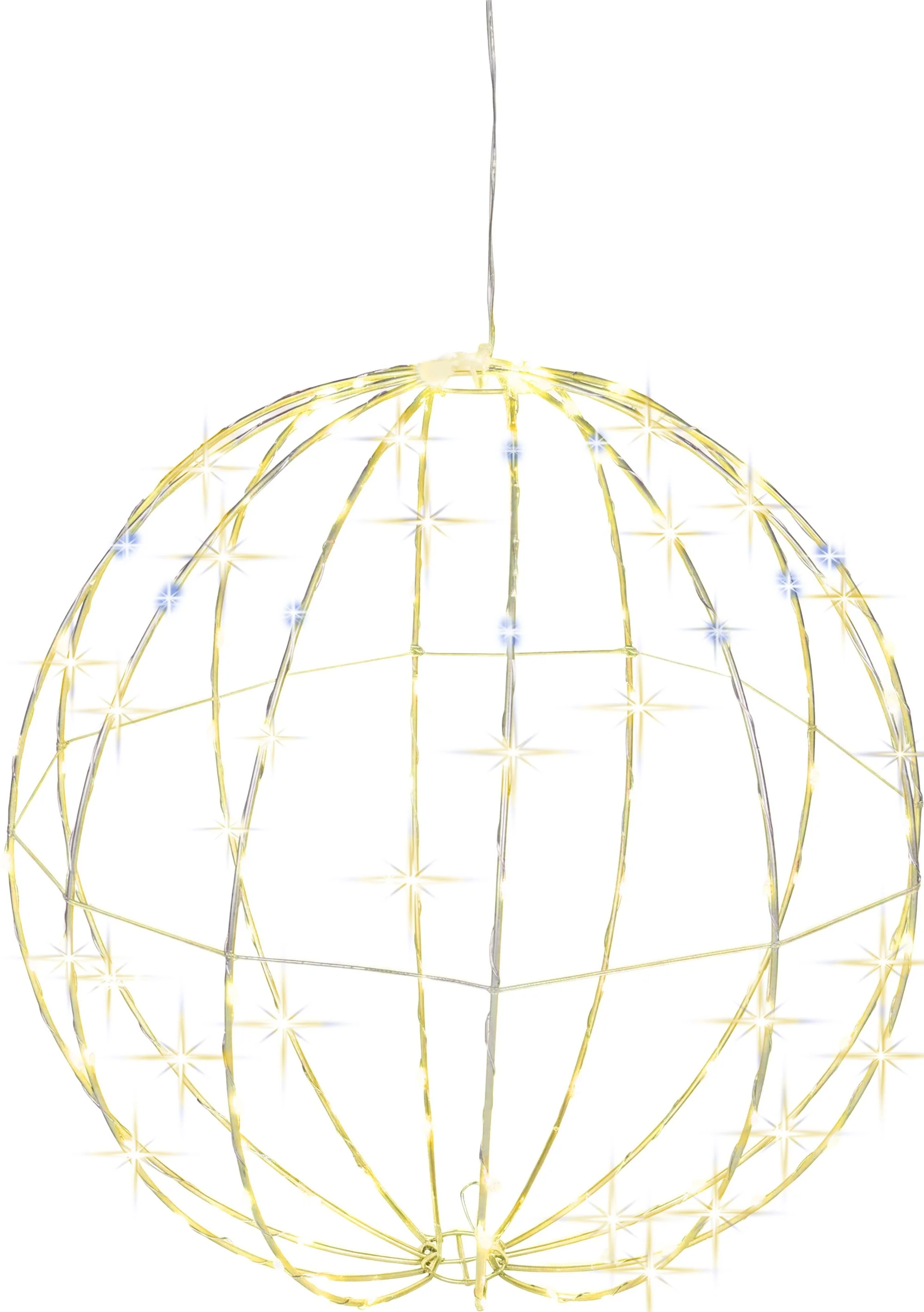 MagicHome vianočná LED guľa, 1 ks 144 LED, teplá biela, 40 cm