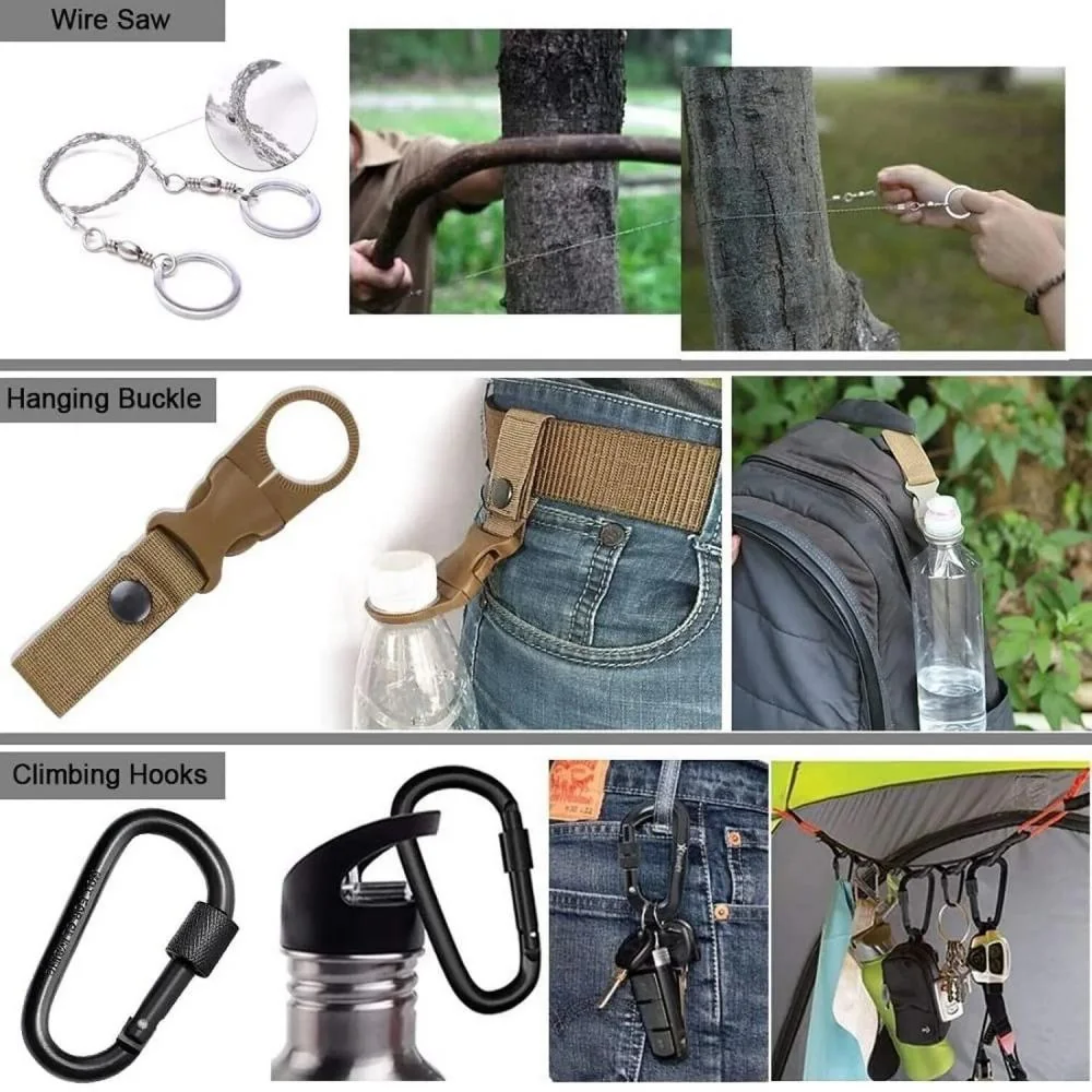 Survival Kit pre dobrodruhov Praktický box s nevyhnutnou výbavou