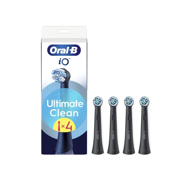 Oral-B iO Series Ultimate Clean, hlavice zubnej kefky, čierne 4 ks