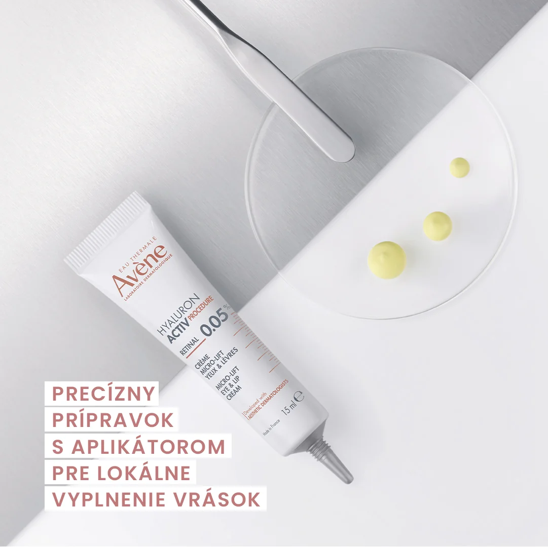 Avène HYALURON ACTIV PROCEDURE Mikro-liftingový krém na oči a pery s retinalom 0,05 % 15 ml