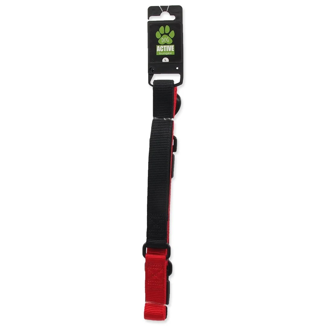 Vodítko Active Dog Bungee Neoprene L červené 2,5x120cm