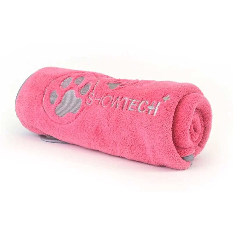 Uterák Coral fleece pre psa alebo mačku ružovo-sivý