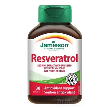 JAMIESON RESVERATROL 50 mg 1×30 cps, výživový doplnok
