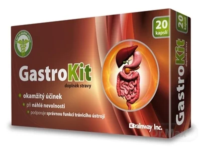 Brainway GastroKit 1x20 cps, doplnok výživy