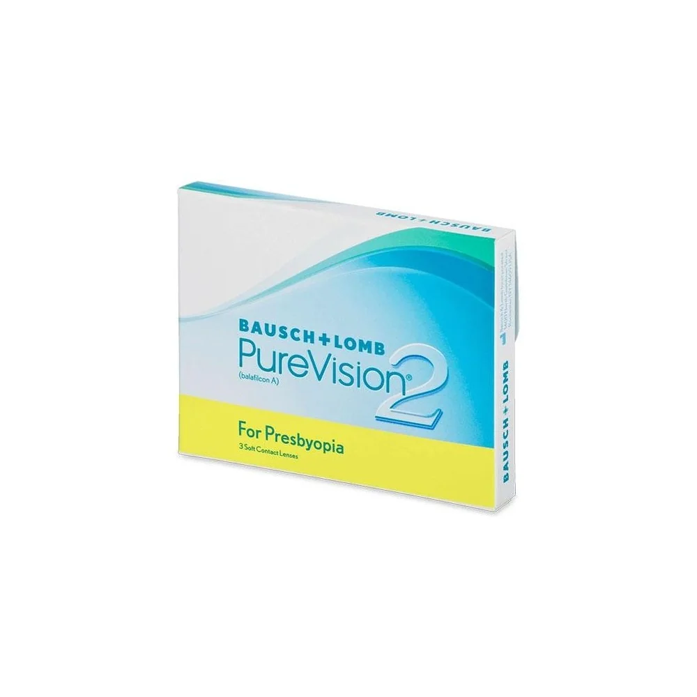 Mesačné PureVision2 for Presbyopia (3 šošoviek) Dioptrie: -1.75, Zakrivenie: 8.6, Adícia: Low