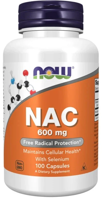 NOW FOODS NAC 600 mg, ochrana proti voľným radikálom 100 cps