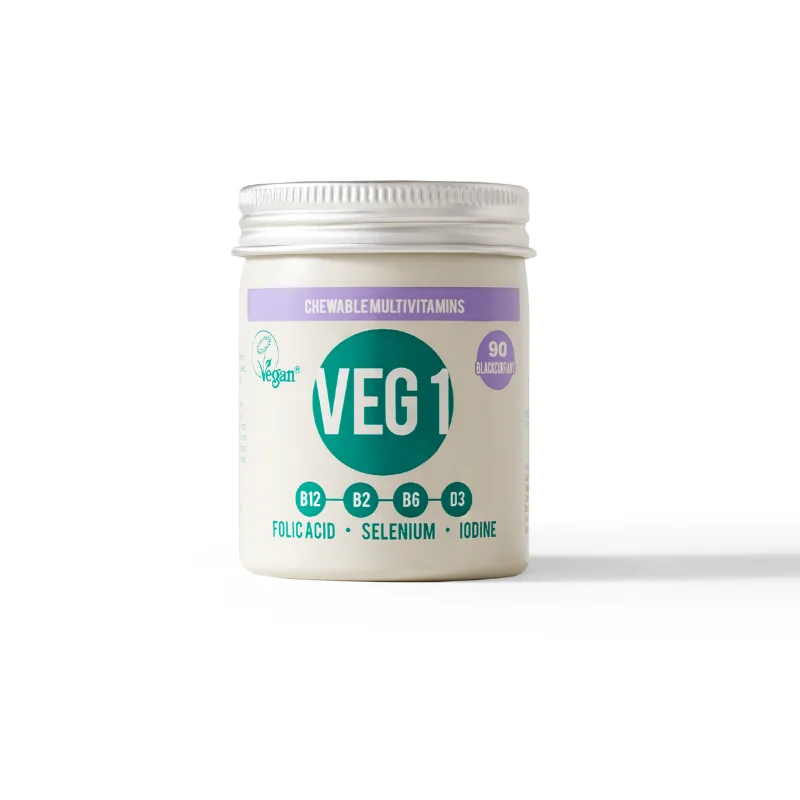 Multivitamín VEG1 - čierna ríbezľa, žuvacie tablety 90 ks