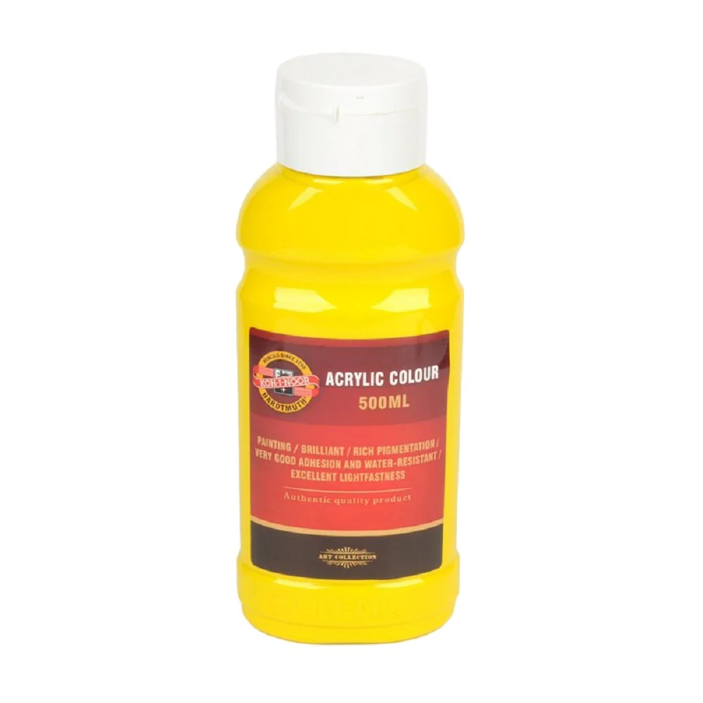Akrylová farba 500 ml, primárna žltá 1627/0205
