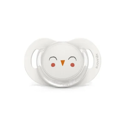 SUAVINEX | Cumlík SX PRO fyziologický BONHOMIA 6/18 m SOVIČKA - biela 1×1 ks, cumlík