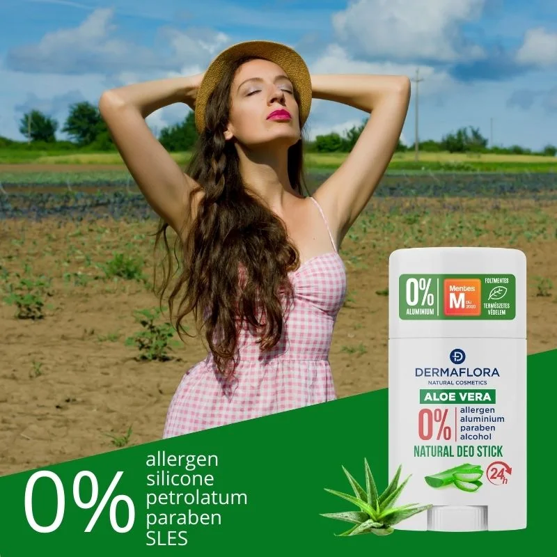 DERMAFLORA tuhý dezodorant s ALOE VERA 3ks