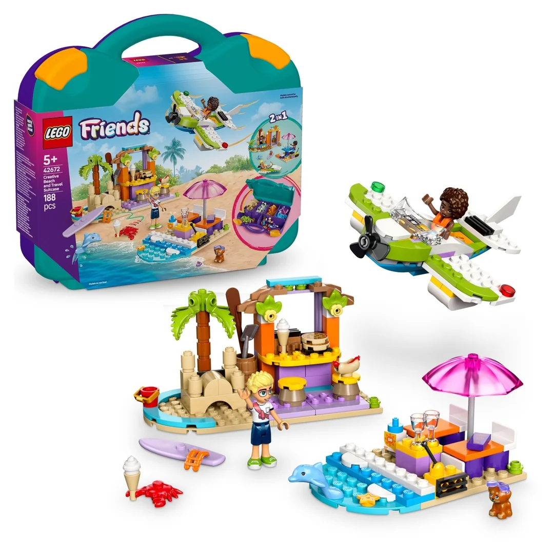LEGO® Friends 42672 Kreatívny plážový a cestovný kufor