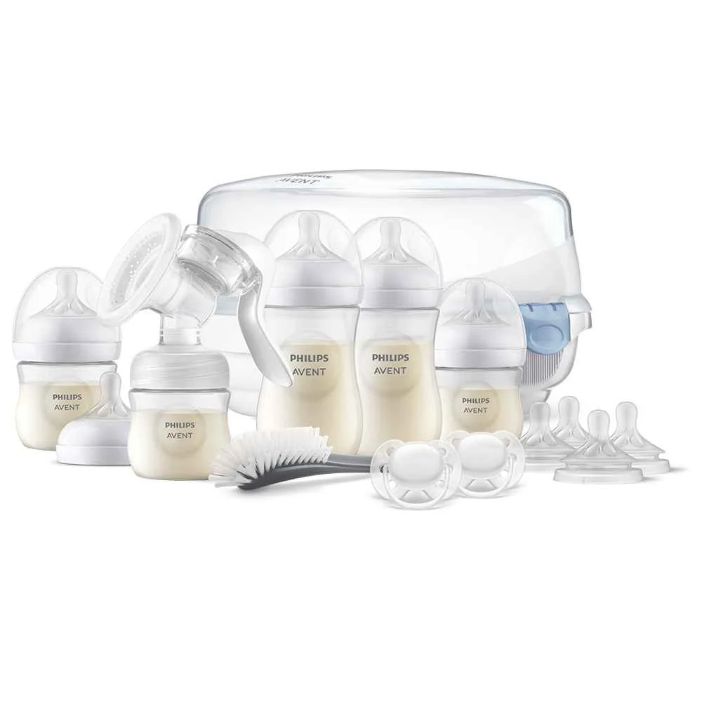 Philips AVENT Sada na dojčenie Natural Response s manuálnou odsávačkou a sterilizátorom do MW 1×1 set, sada na dojčenie Natural Response s manuálnou odsávačkou a sterilizátorom