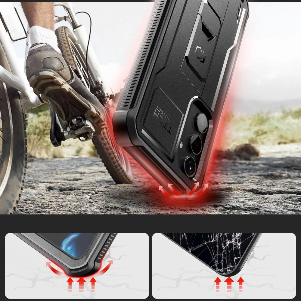 Tech-Protect Kevlar kryt na Samsung Galaxy S23 FE, čierny