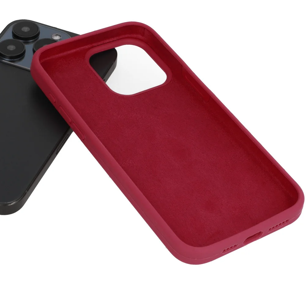 MG Silicone Lite kryt na iPhone 16 Plus, bordový