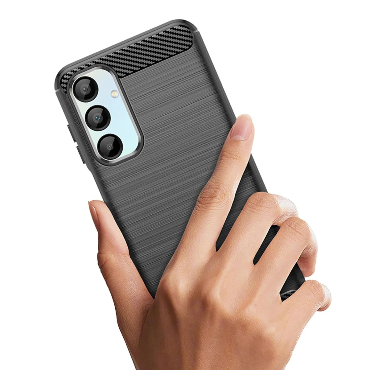 MG Carbon kryt na Samsung Galaxy A16 4G/5G, čierny
