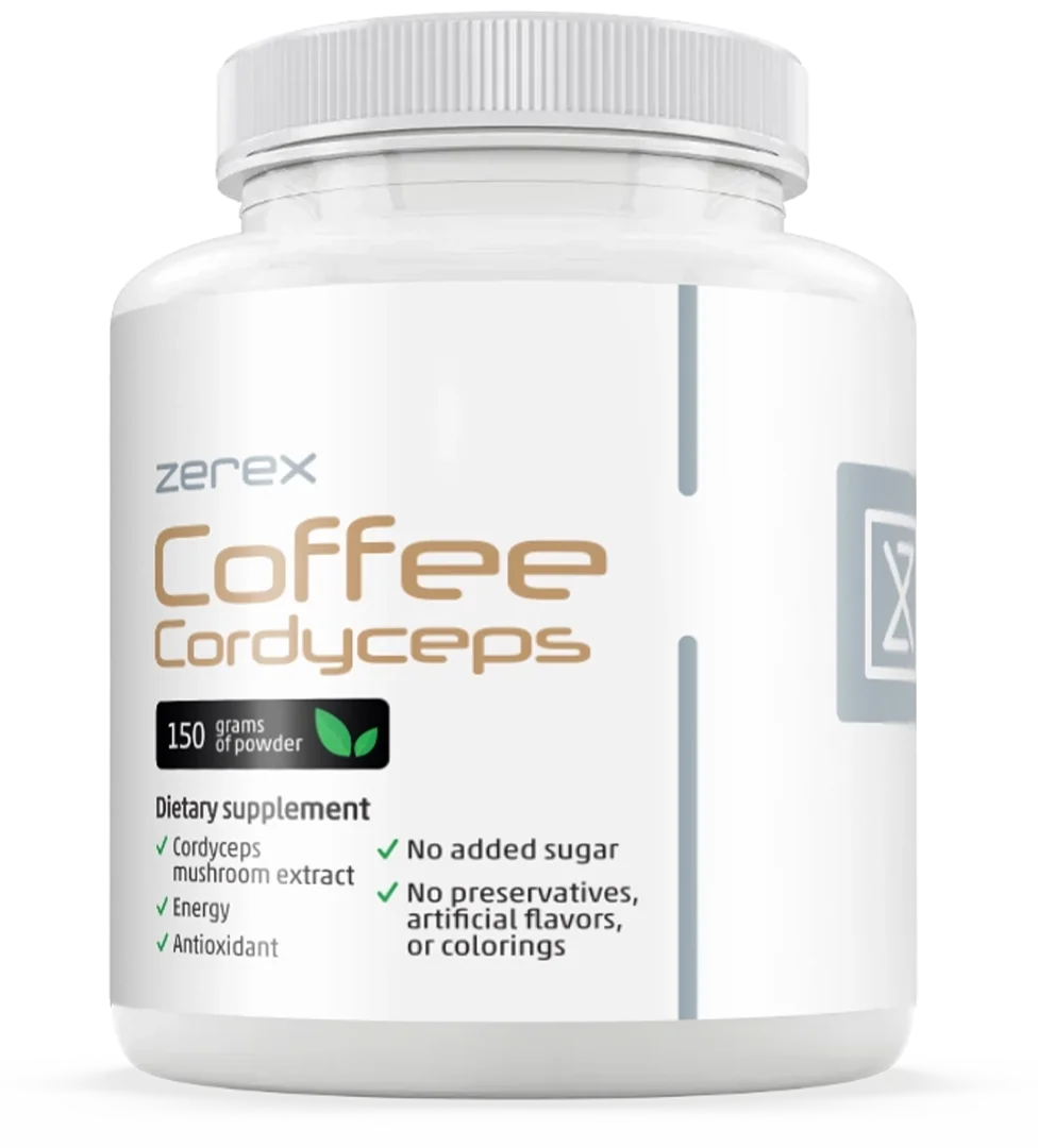 ZEREX Káva Cordyceps 1×150 g, výživový doplnok