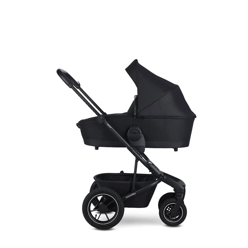 Easywalker Harvey⁵ kočík kombinovaný Midnight Black XXL AIR set