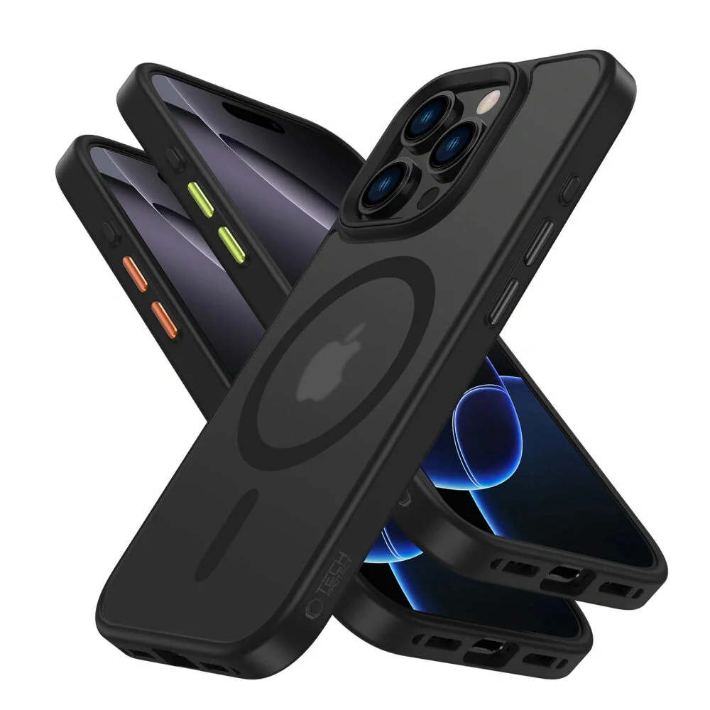 Tech-Protect Magmat XT 3-Set MagSafe kryt na iPhone 16 Pro Max, čierny