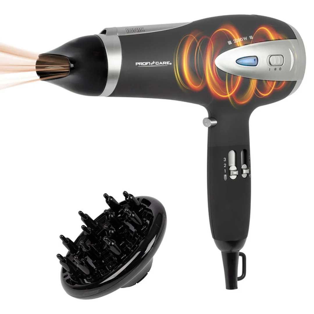 ProfiCare HTD 3113 sušič vlasov 2200 W, ionizácia, čierny