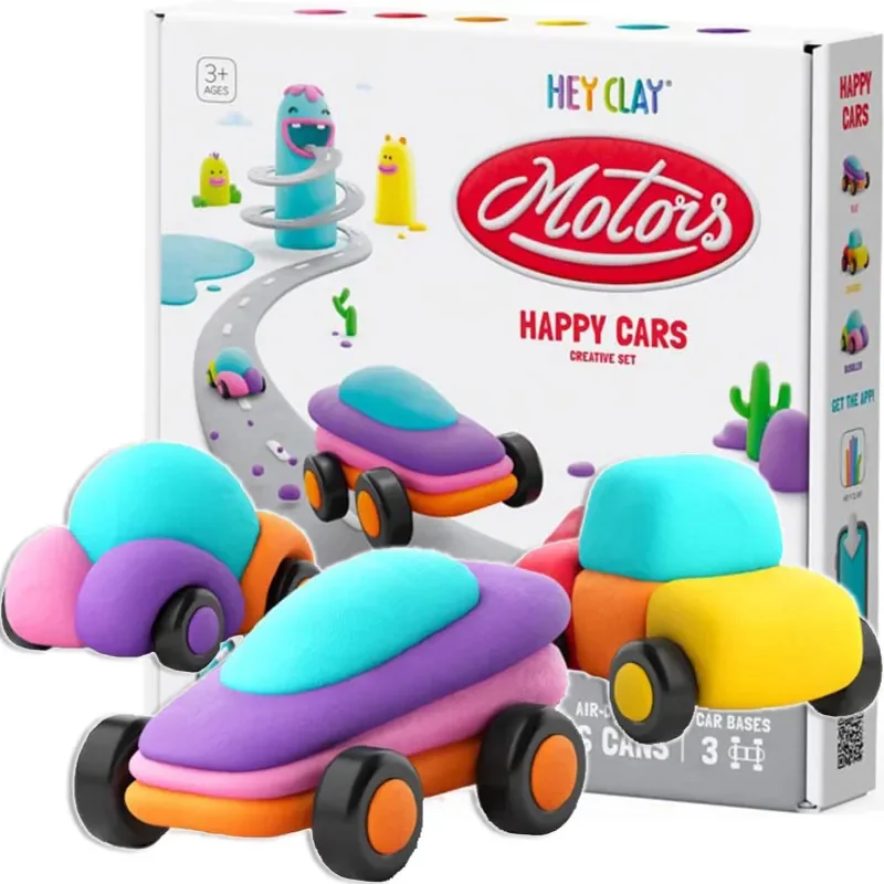 HEY CLAY Eco Cars modelovacia hmota – Autá