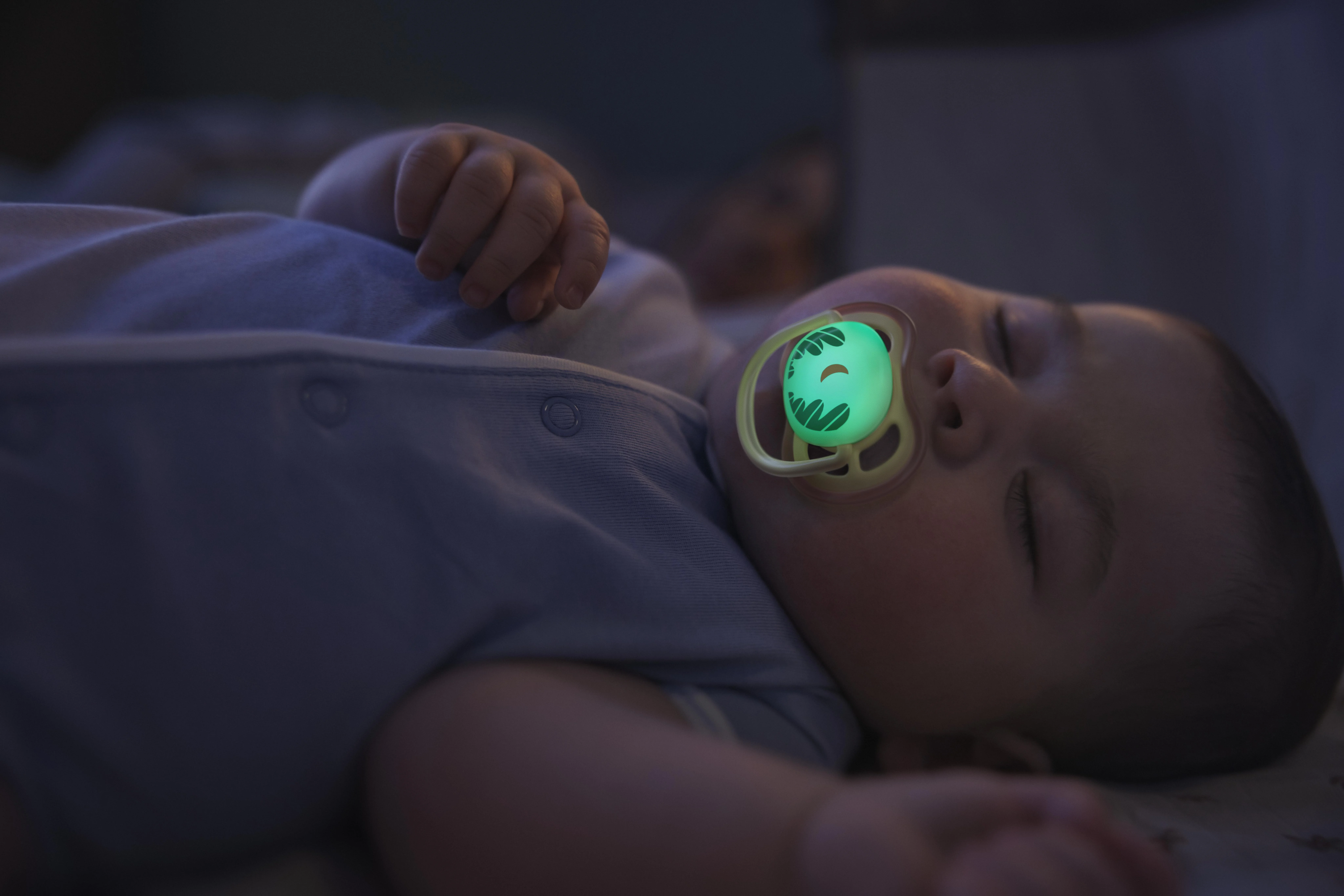 Philips AVENT - Cumlík Ultra air s obrázkom SCF376/27, nočný 0-6 m, neutral 2 ks