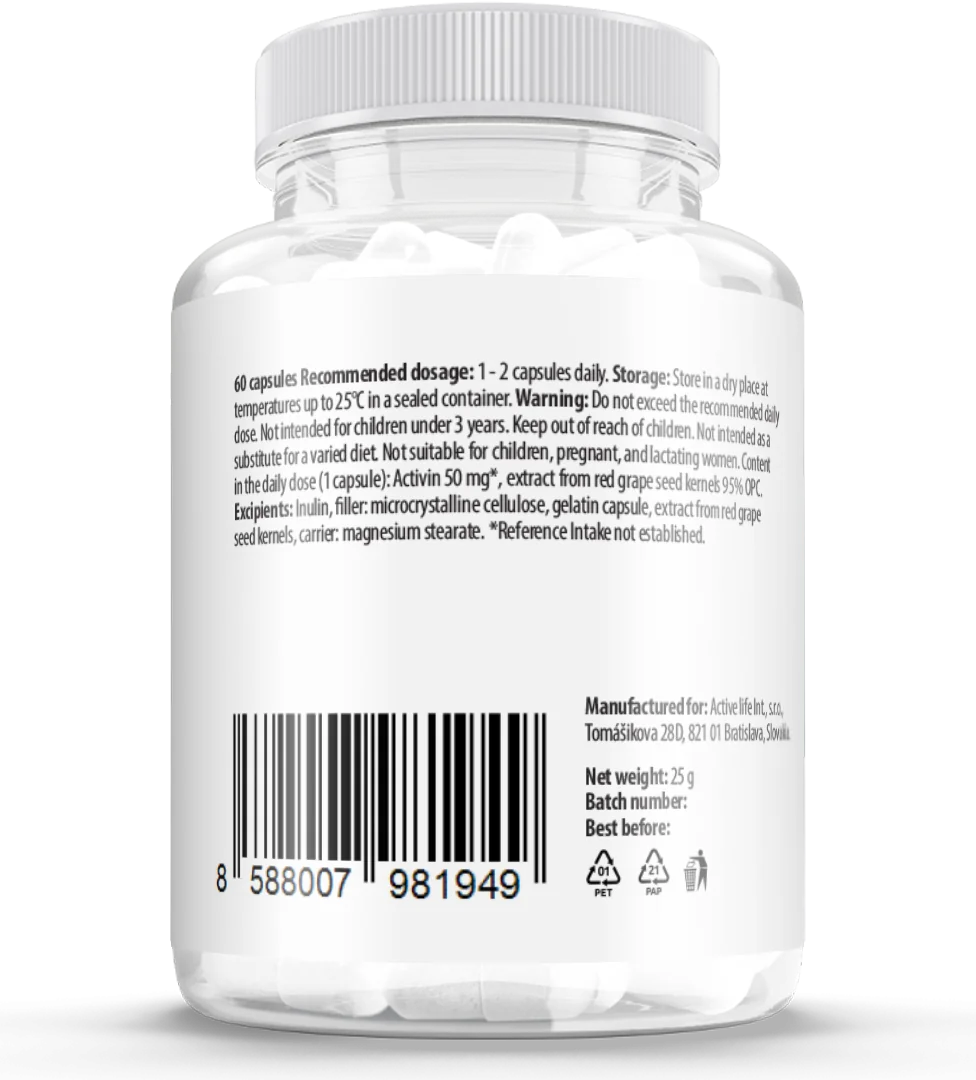 ZEREX ActiVin Antioxidant 1×60 cps , výživový doplnok
