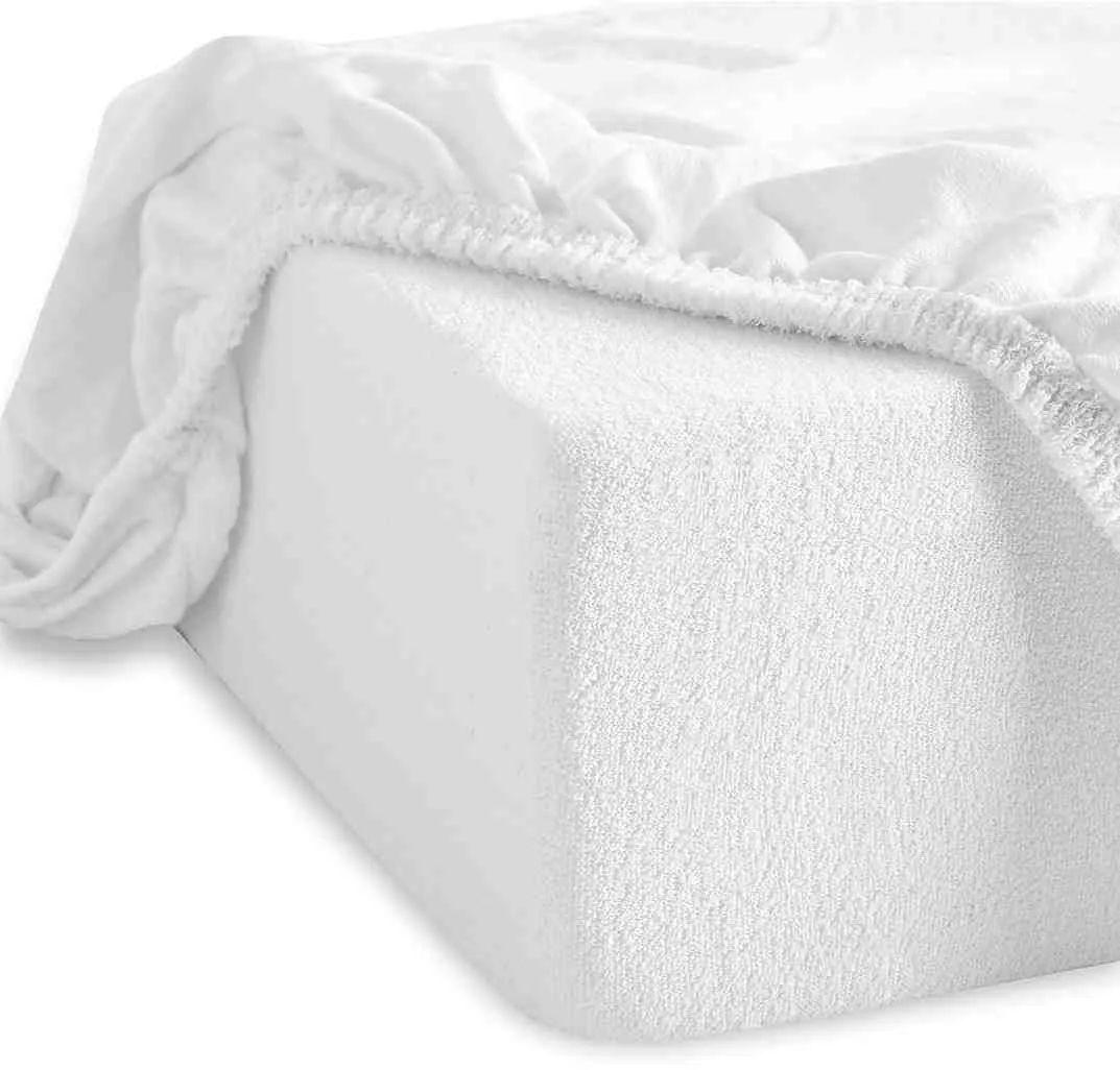 EMI Plachta posteľná biela froté 90x200 1×1 ks, posteľná plachta