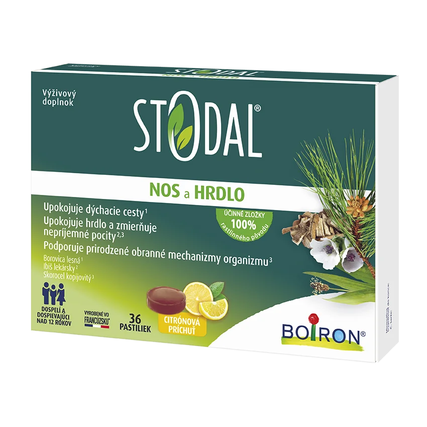 STODAL Nos a Hrdlo pastilky 1×36 ks