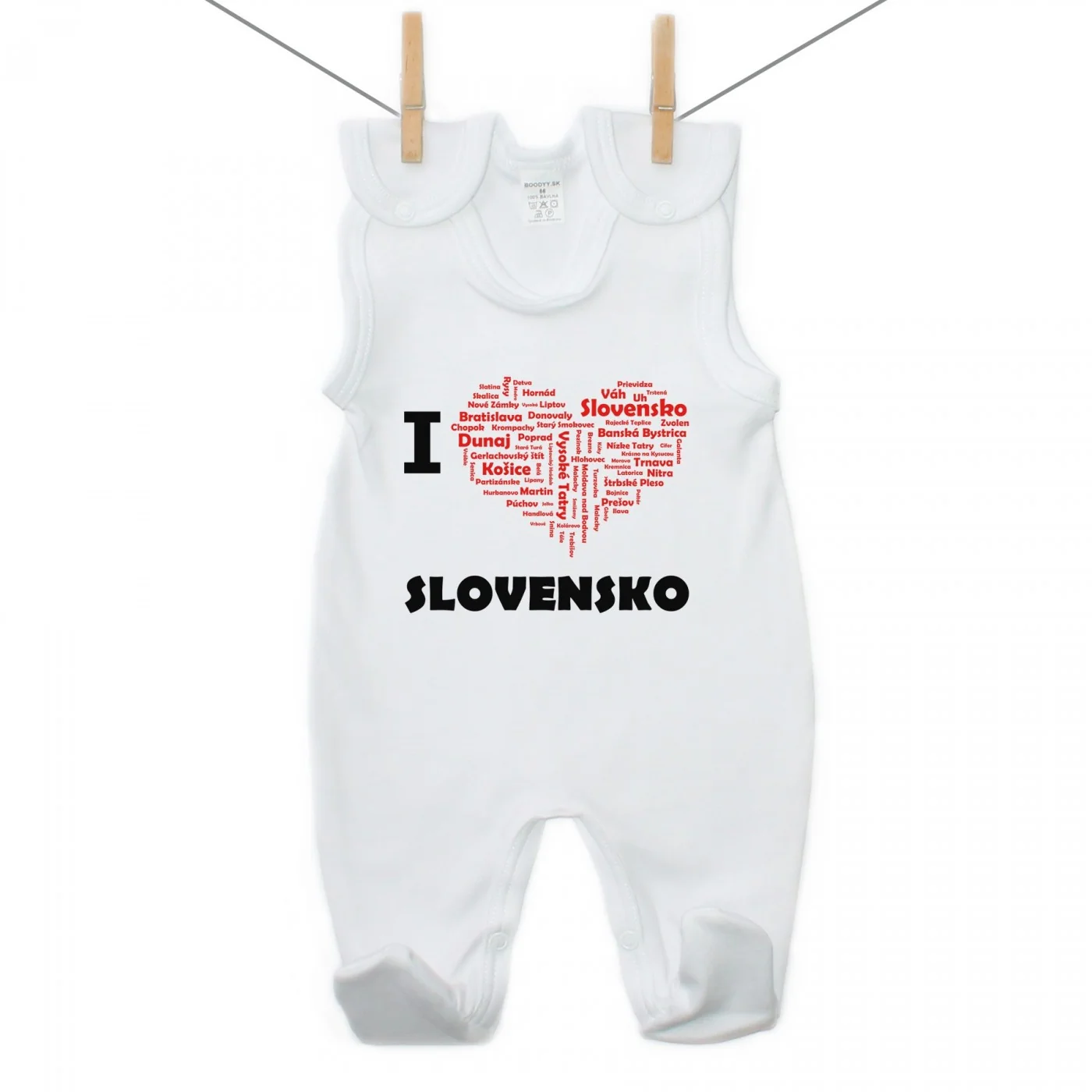 Boodyy Dupačky I love Slovensko Veľkosť: 50