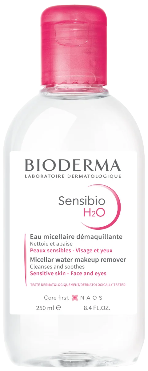 BIODERMA Sensibio H2O 1×250 ml, originálna micelárna čistiaca voda pre každý typ pleti