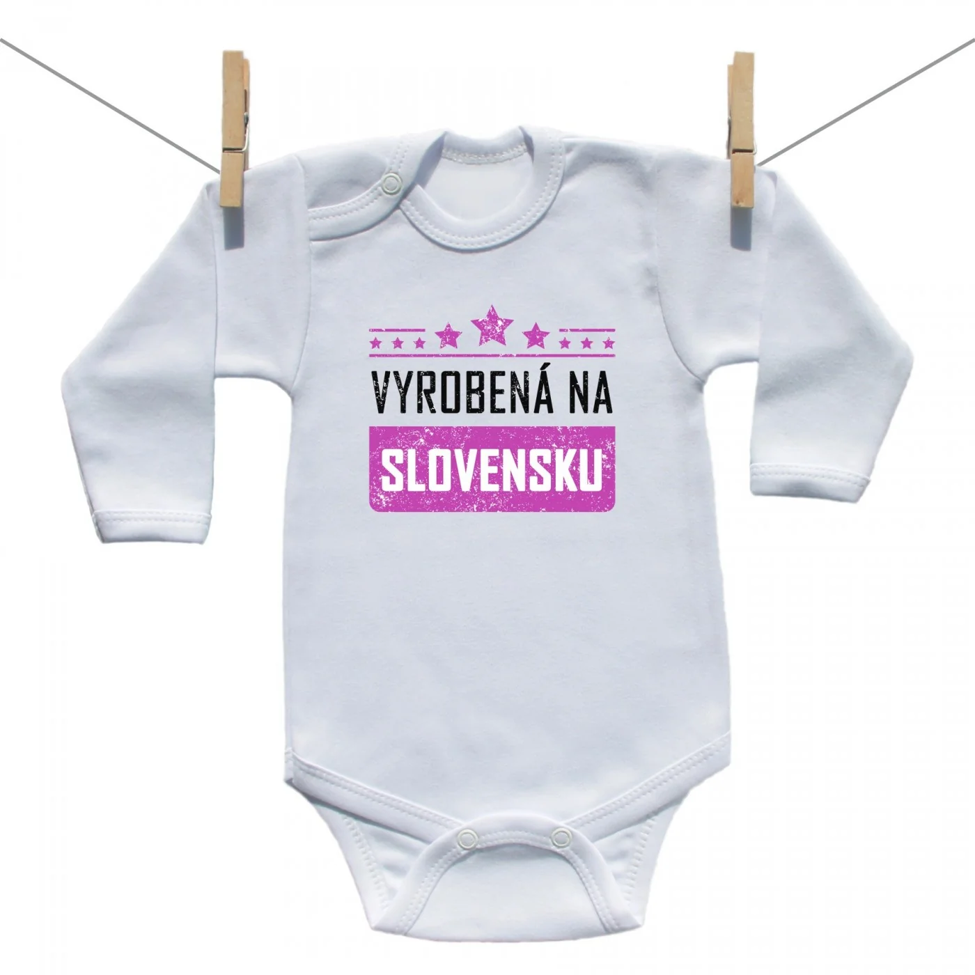 Boodyy Body s dlhým rukávom Vyrobená na Slovensku Veľkosť: 56