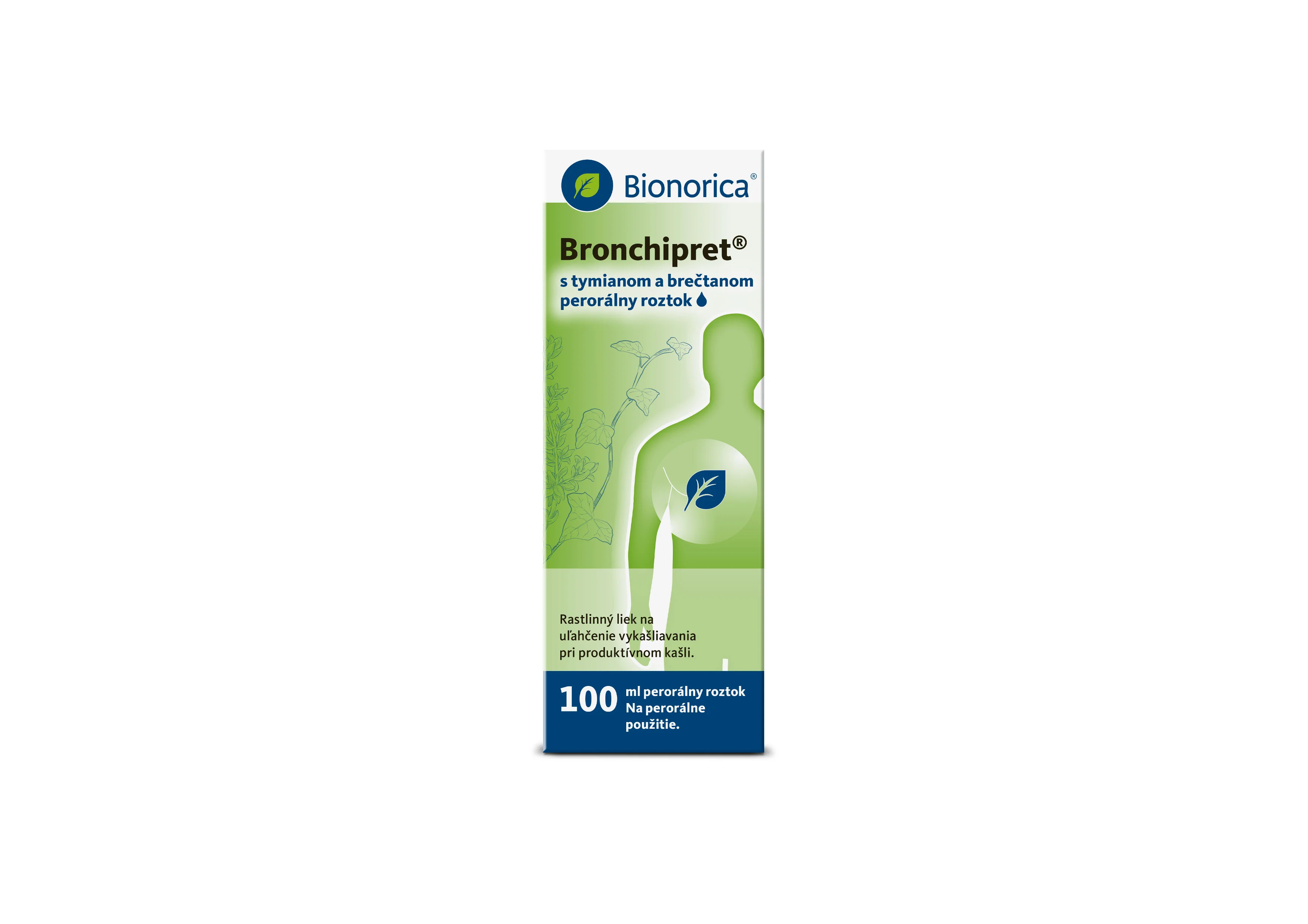 Bronchipret tymian a brečtan perorálny roztok sol por 1×100 ml