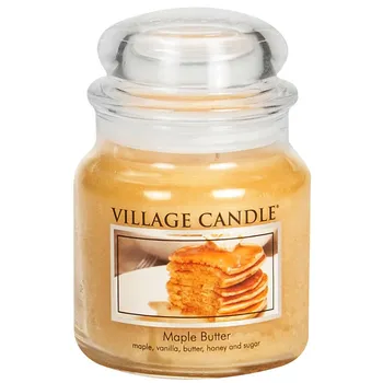 Village Candle Vonná sviečka v skle - Maple Butter - Javorový sirup, stredná 1×1 ks, vonná sviečka