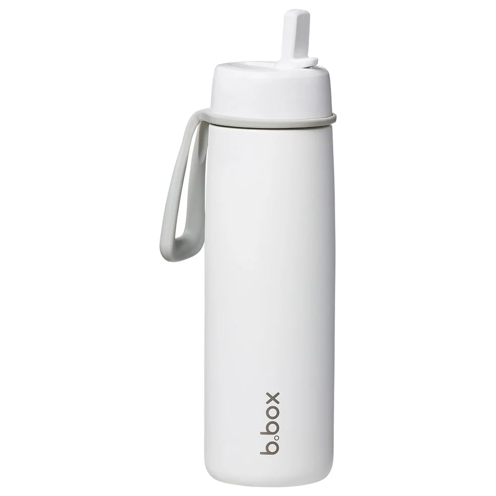 Nerezová termofľaša so slamkou 690 ml white out