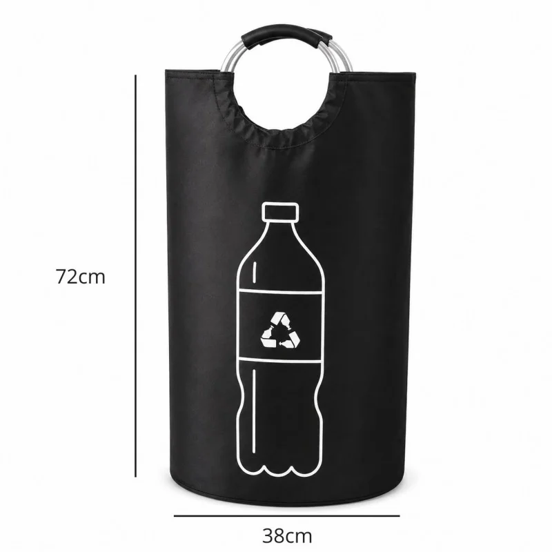 Livefy taška na plastové fľaše Bottle Bag 82l, čierna