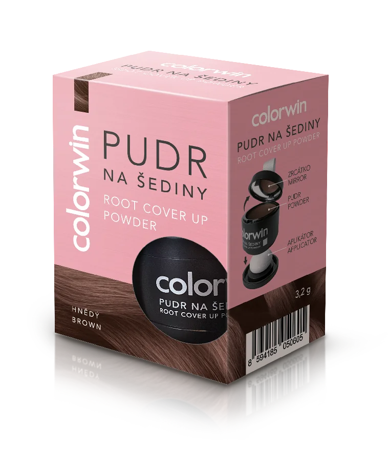 Colorwin púder na šediny hnedý 3,2 g