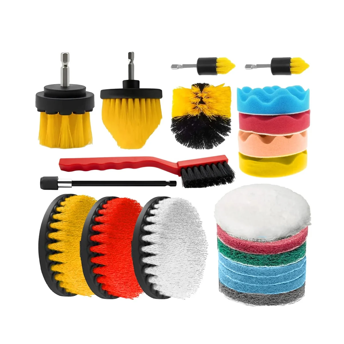 MG Brush čistiace kefy na vŕtačku 22v1