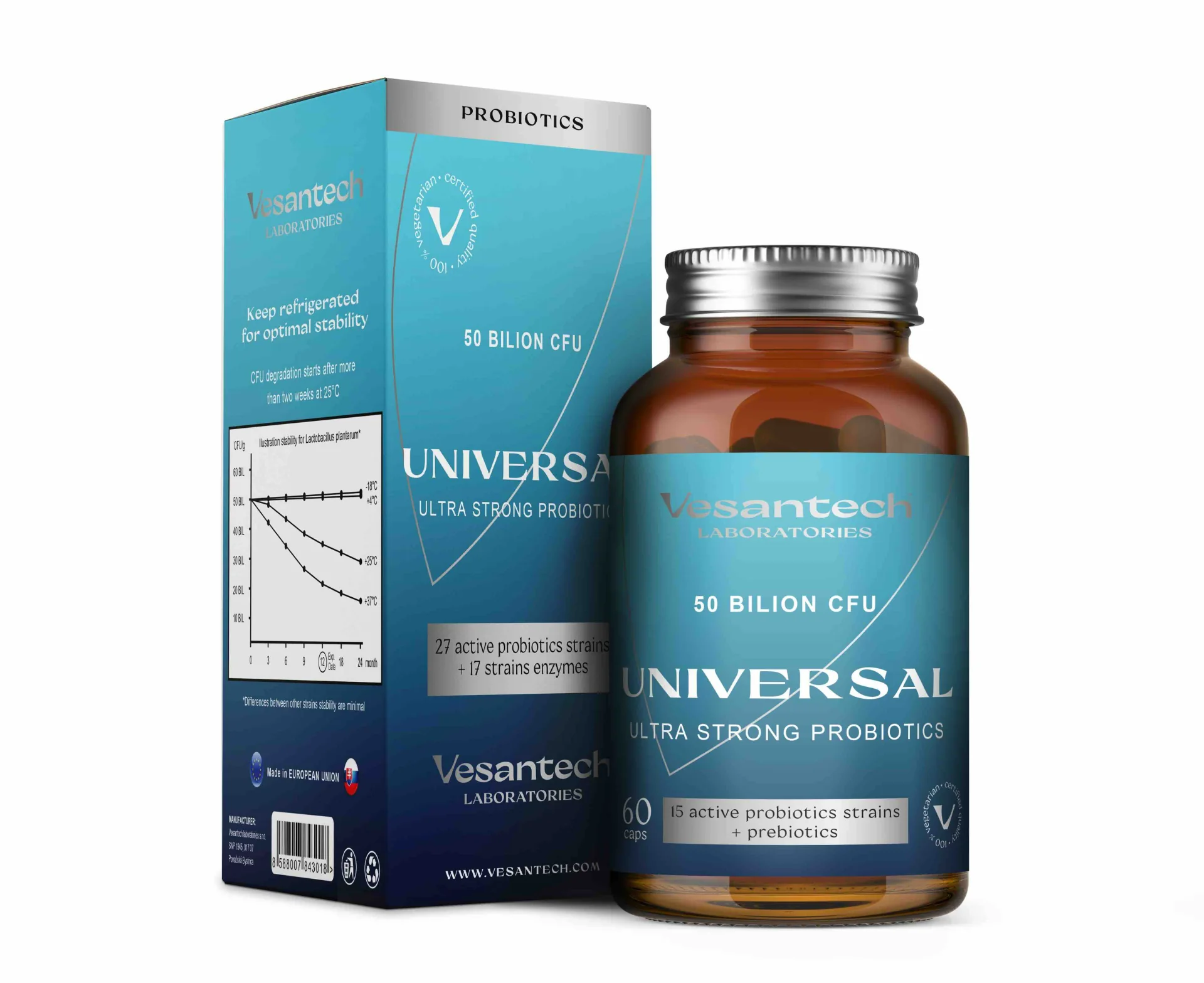 Probiotiká Vesantech Universal 50 miliard CFU