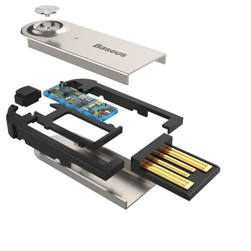 Baseus BA01 Bluetooth Audio adaptér, čierny