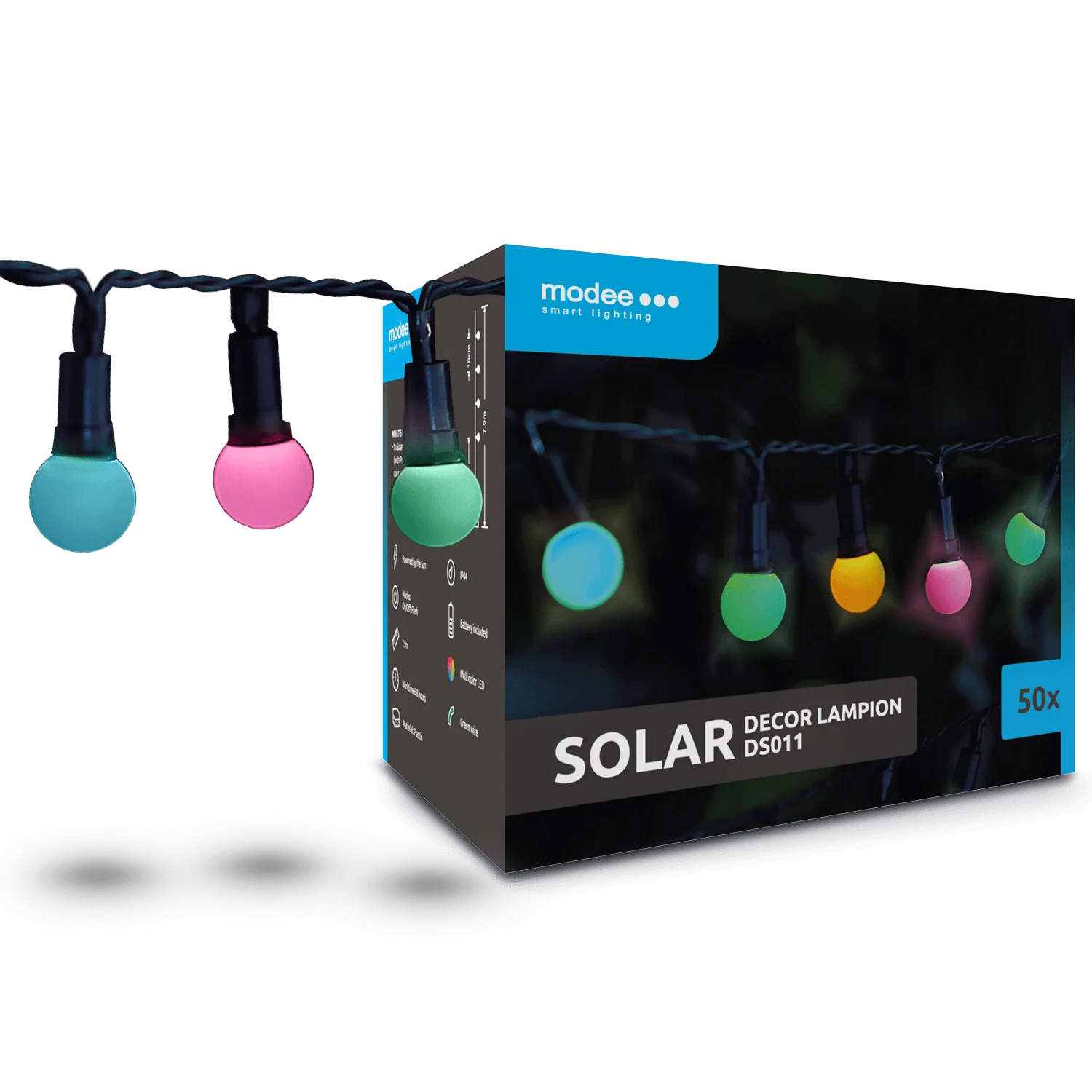Modee solárne svietidlo DS011 50ks 7,9m