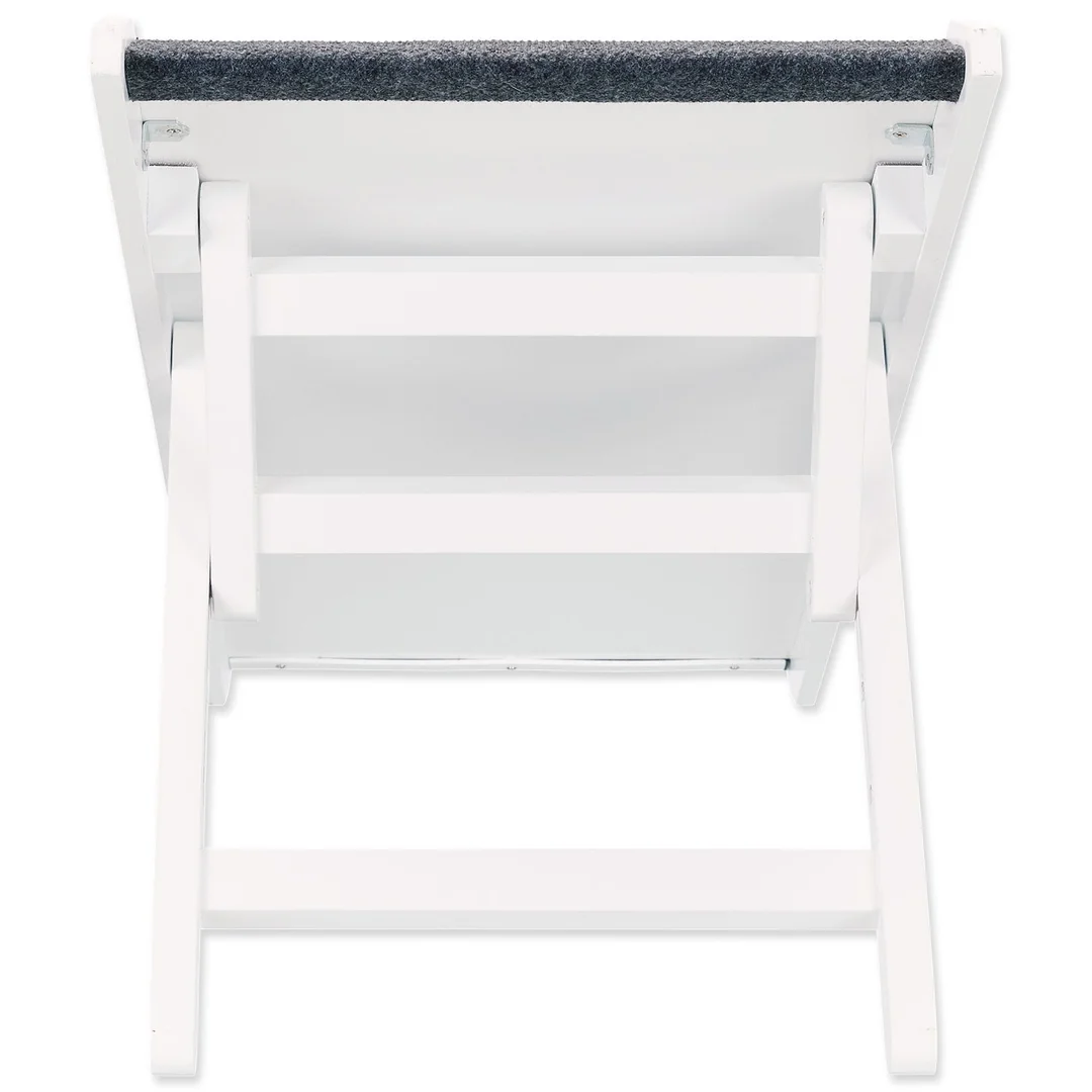 Ramp, height-adjustable, MDF, 36 × 43 × 90 cm, white