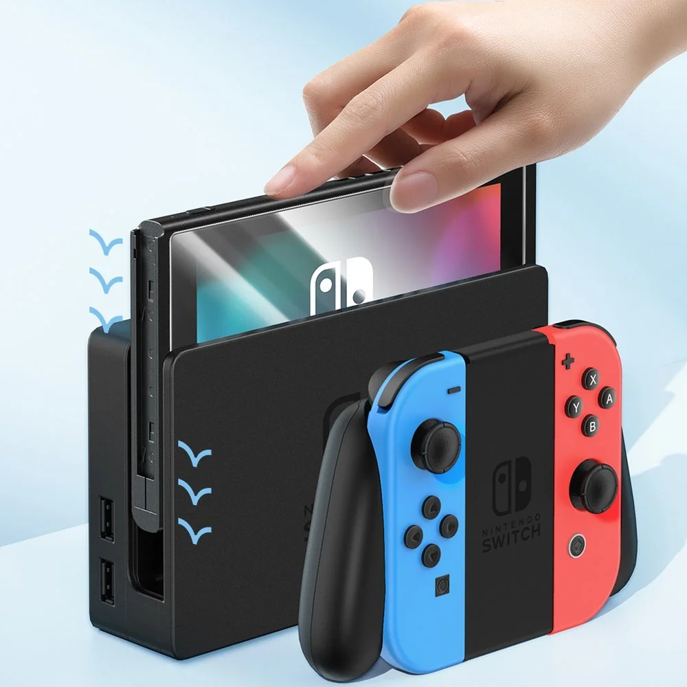 Baseus Crystal 2x ochranné sklo na Nintendo Switch 2019 Transparentná