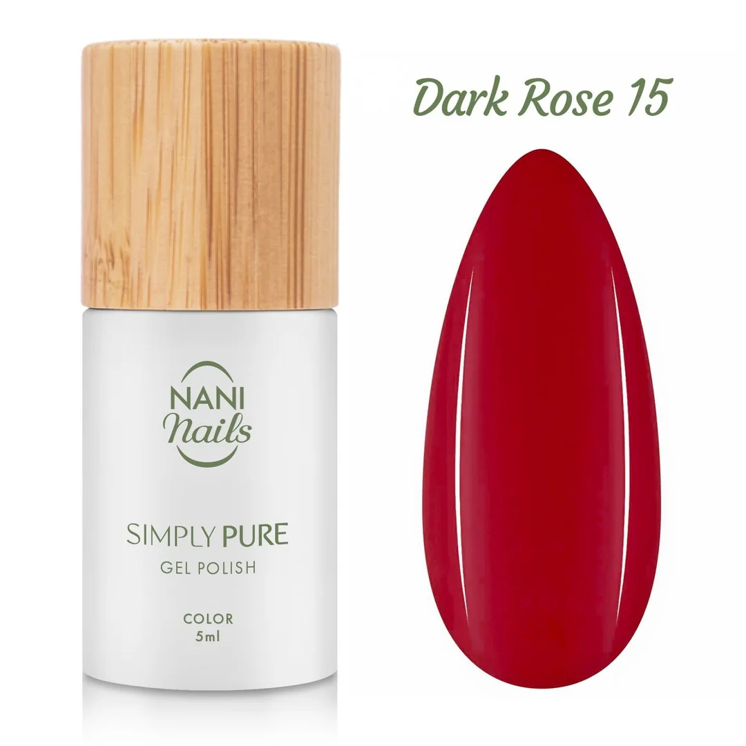 Gél lak Simply Pure – Dark Rose 5 ml, UV/LED gél lak