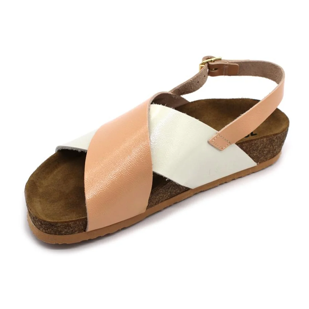 Leon 4302 Dámske zdravotné korkové sandále 41 - 26cm, čierna, 2,0 cm