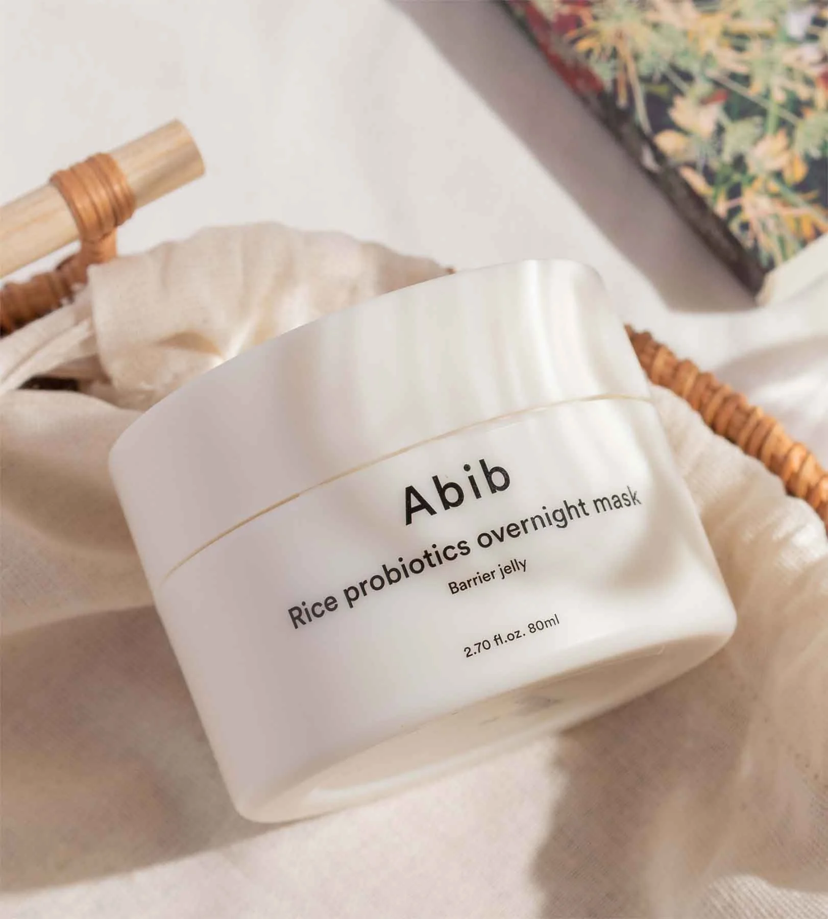 Abib Rice Probiotics Overnight Mask Barrier Jelly nočná maska na pleť s probiotickými zložkami 80 ml